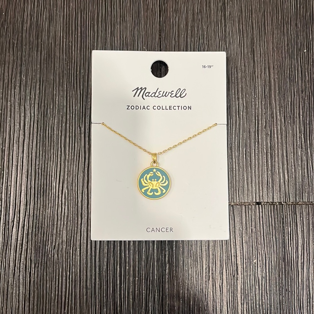 Madewell Cancer Zodiac Necklace